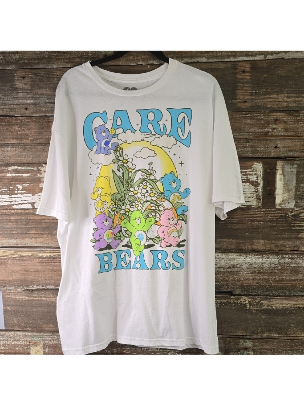 Women’s Care Bears Themed Graphic TShirt. 100% Cotton. Size XL